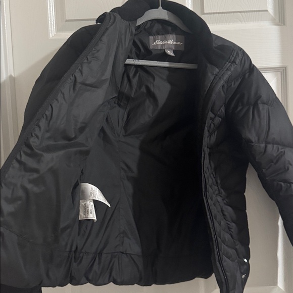 Eddie Bauer Women's Black Quilted Puffer Coat Size Small - Picture 5 of 8